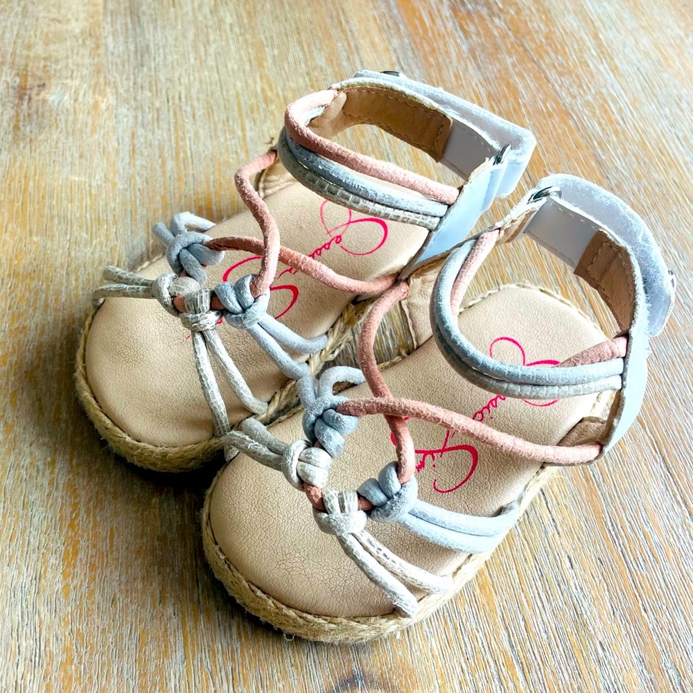 Jessica Simpson Baby Girl Boho Sandals / Espadrilles - Size 3 (infant)